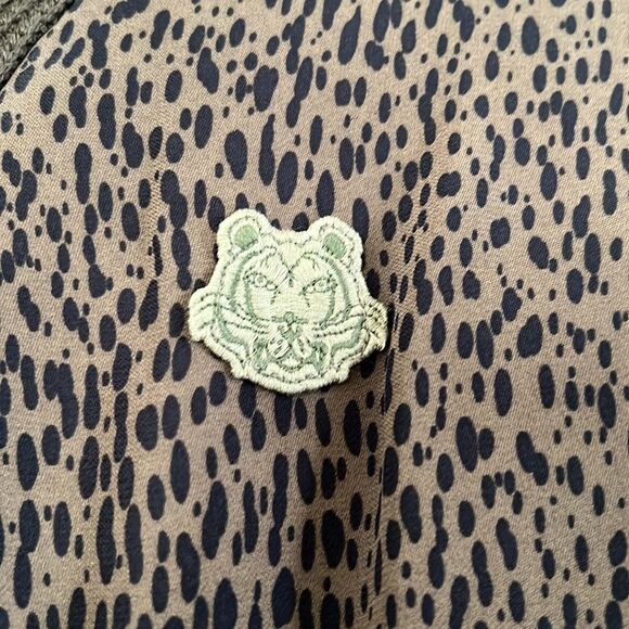 NWT Kenzo Fall/Winter 2020 Women’s Midi Leopard Mixed Material Dress - Picture 10 of 10